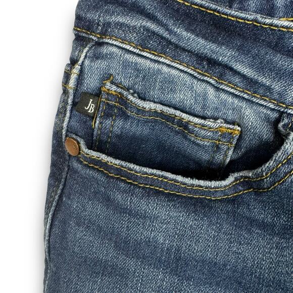 Judy Blue Relaxed Fit Mid Rise Stretch Denim Jeans Cropped Ankle Tapered Size 26 - Picture 5 of 11